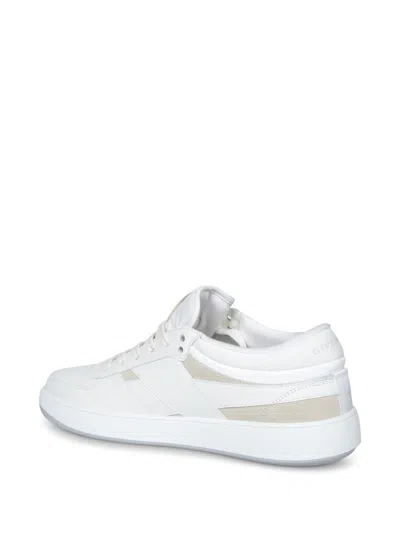 Givenchy G Move White Low Top Sneakers With Logo Detail On The Side In Leather Man