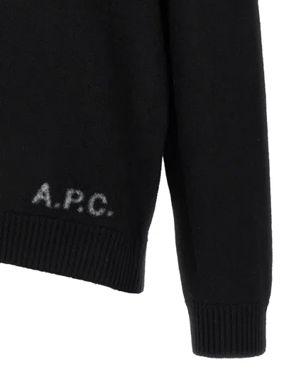 Apc A.p.c. Sweaters In Black