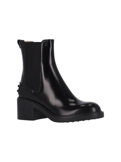 Tod's "block" Chelsea Boots Black