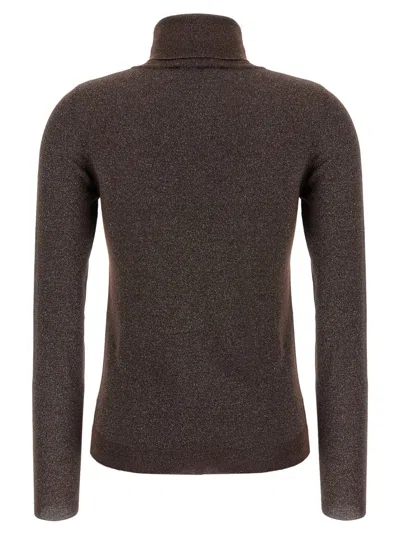 Brunello Cucinelli Shimmering High-neck Knit Sweater