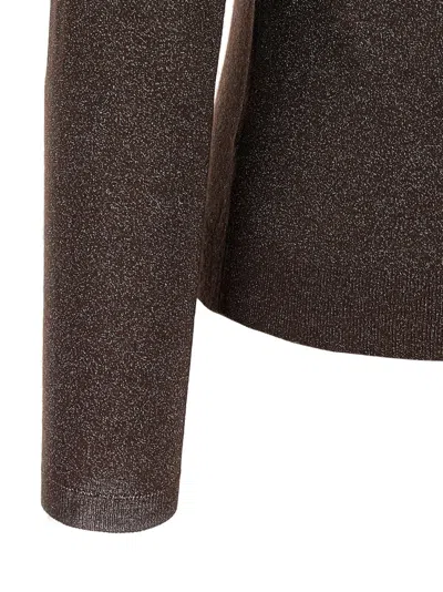 Brunello Cucinelli Shimmering High-neck Knit Sweater