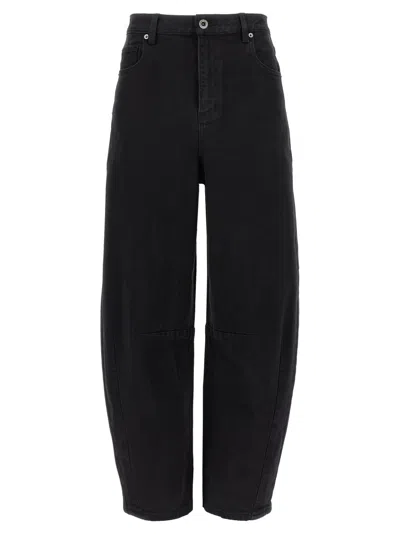 Self-portrait Indigo Barrel Leg' Jeans