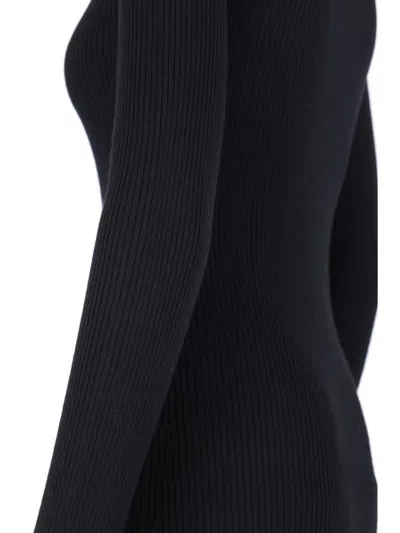 Nili Lotan Roxy Ribbed Button-front Maxi Dress In Black