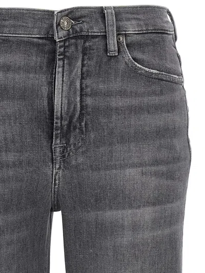 7 For All Mankind Denim Trousers With Belt Loops