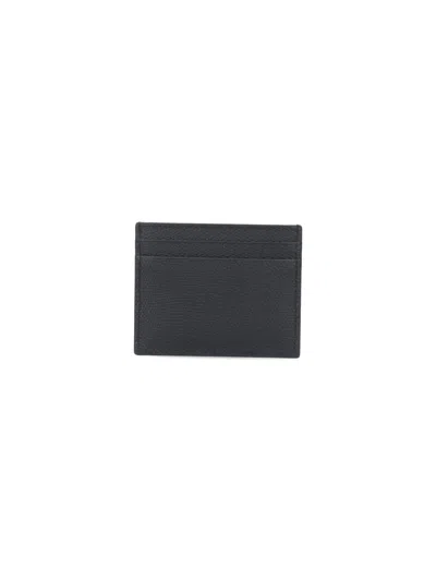 Valentino Garavani Vlogo Signature Black Credit Card Holder Women In Black