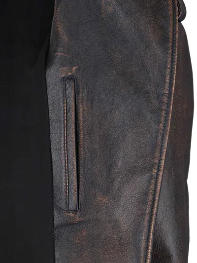 Alexander Mcqueen Waist Belted Epaulettes Lapels Zippered Pockets In Multi