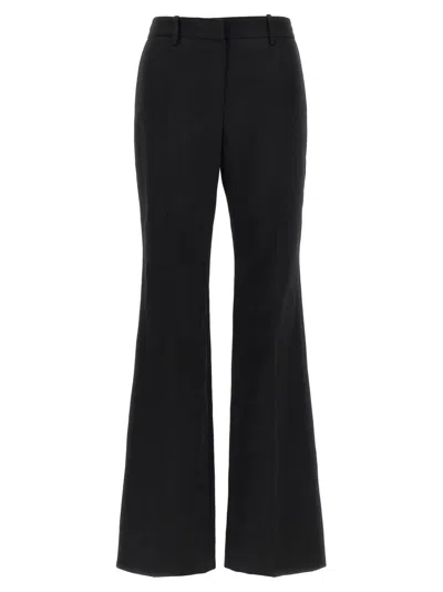 Magda Butrym Trousers Flared Leg Back Pocket In Blue