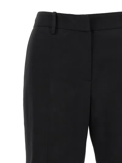 Magda Butrym Trousers Flared Leg Back Pocket In Blue