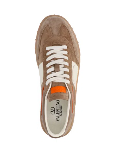Valentino Upvillage Low-top Sneakers In Brown
