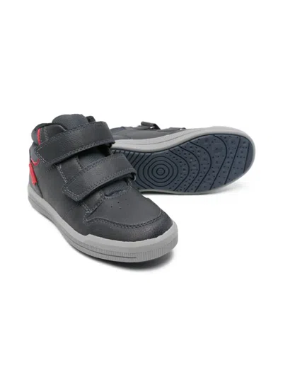 Geox Arzach Double-strap Boots In Gray