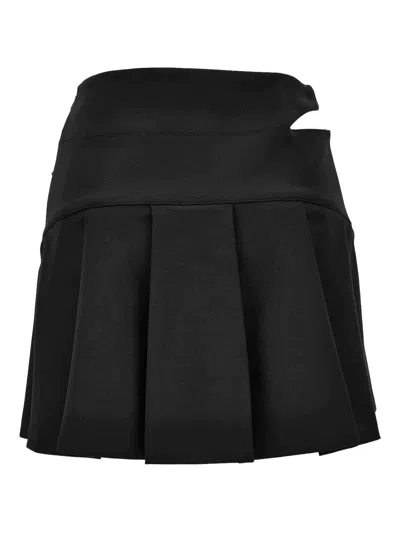 Versace Jeans Couture Pleated Buckle-fastening Skirt