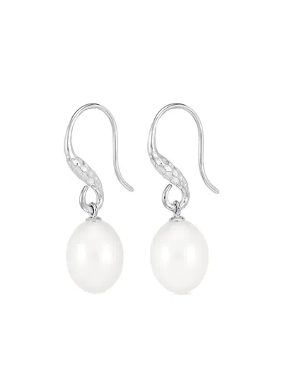 Dower & Hall Drop Earrings In Metallic