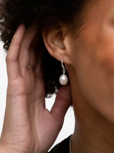 Dower & Hall Drop Earrings In Metallic