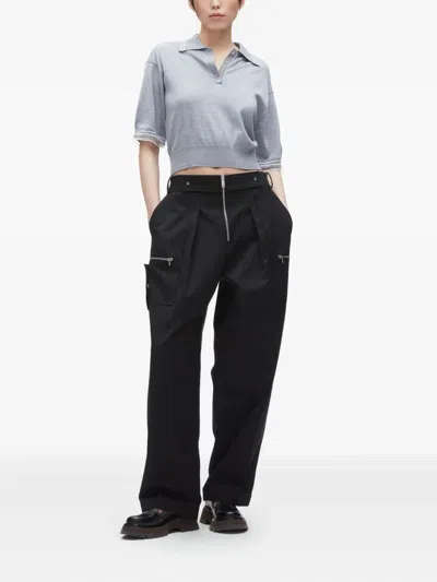 3.1 Phillip Lim Short-sleeve Merino T-shirt In Purple