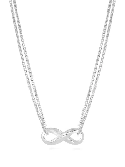 Dower & Hall Entwined Infinity Pendant Necklace In Neutral