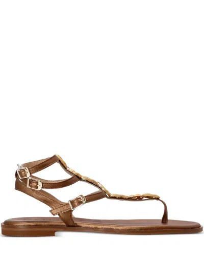 Kotris Sandals Shell-chain Leather Sandals