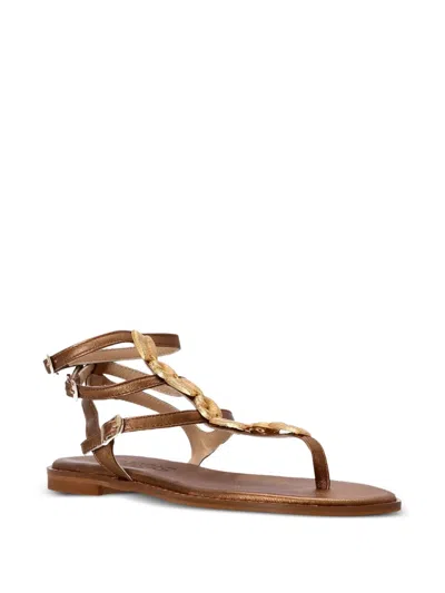 Kotris Sandals Shell-chain Leather Sandals