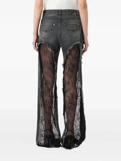Blumarine Lace-panel Jeans
