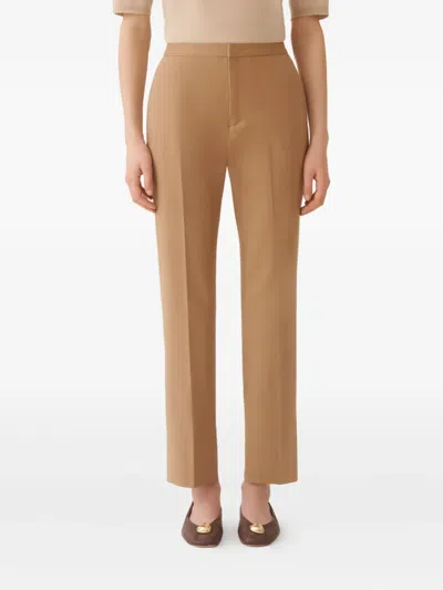 Fabiana Filippi Pleated-front Trousers In Nude