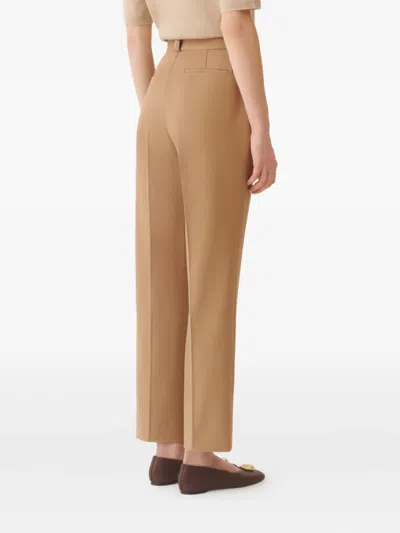 Fabiana Filippi Pleated-front Trousers In Nude