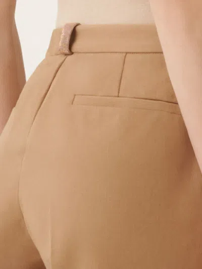 Fabiana Filippi Pleated-front Trousers In Nude