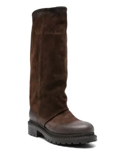Metisse 40mm Slouch Knee-high Boots In Brown