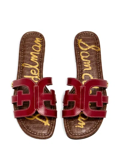 Sam Edelman Leather Cut-out Flats Sandals
