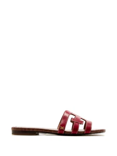 Sam Edelman Leather Cut-out Flats Sandals