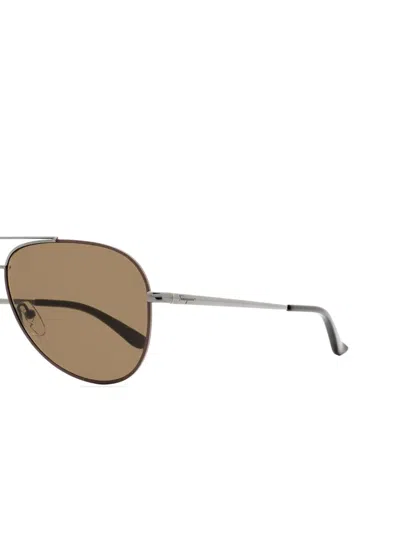 Ferragamo Eyewear Double-bridge Sunglasses
