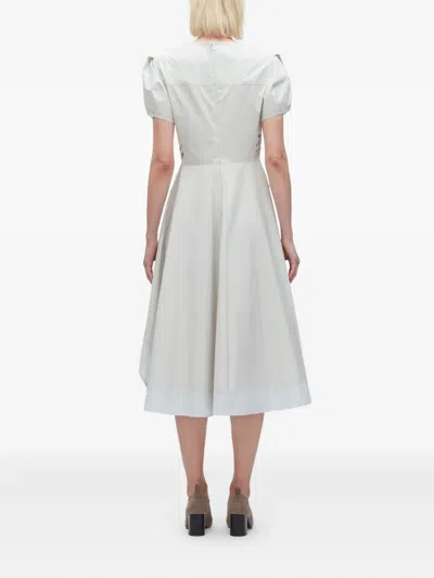 3.1 Phillip Lim Puff-sleeve Asymmetrical Dress In White