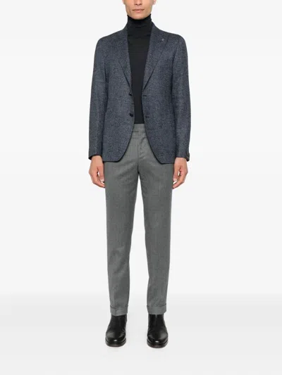 Paolo Pecora Turtleneck Wool Sweater In Black