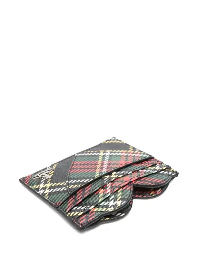 Vivienne Westwood Heart-shaped Plaid Cardholder