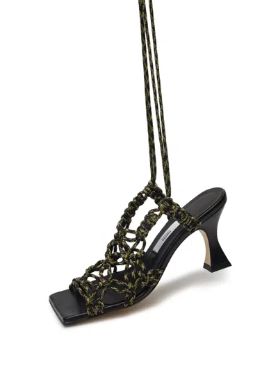 Miista 80mm Stephanie Lace-up Square-toe Sandals