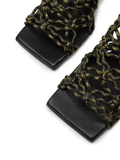 Miista 80mm Stephanie Lace-up Square-toe Sandals