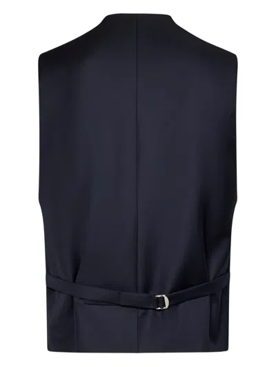 Franzese Collection Franzese Napoli Stefano De Martino Model Gilet In Blue