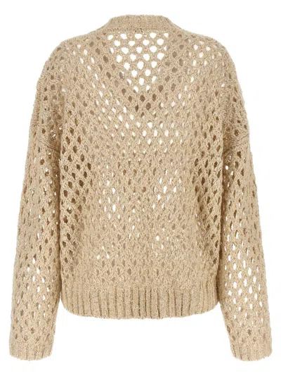 Brunello Cucinelli 'rustic Dazzling Net' Sweater
