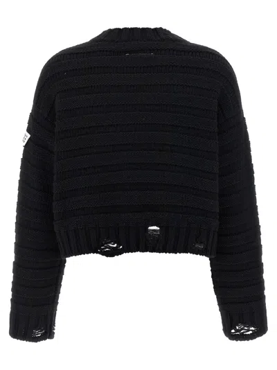 Mm6 Maison Margiela Mm6 By Maison Margiela Distressed Wool Sweater