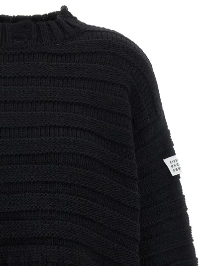 Mm6 Maison Margiela Mm6 By Maison Margiela Distressed Wool Sweater
