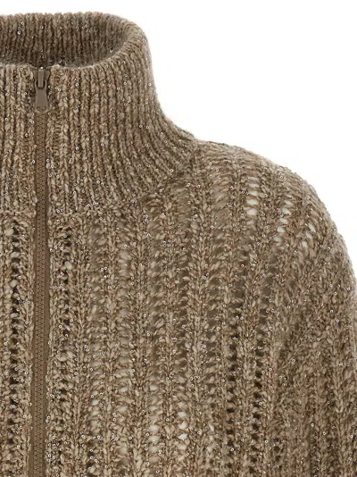Brunello Cucinelli 'rustic Dazzling Net' Cardigan