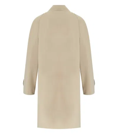 Harris Wharf London Sand Scuba Coat In Neutral