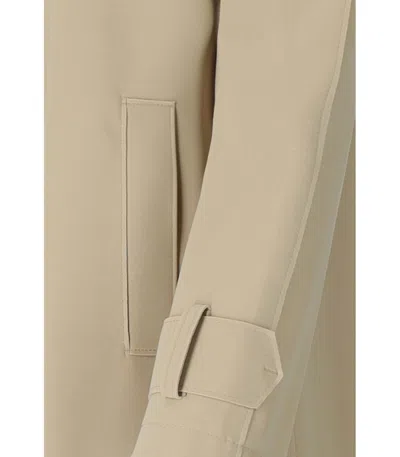 Harris Wharf London Sand Scuba Coat In Neutral