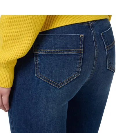 Elisabetta Franchi Blue Skinny Jeans In Blue
