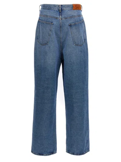 Séfr Blue Disco Cut Jeans
