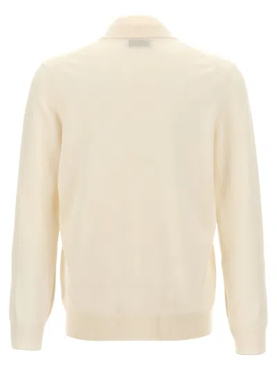 Brunello Cucinelli Lupetto Cashmere Knit Sweater In Yellow