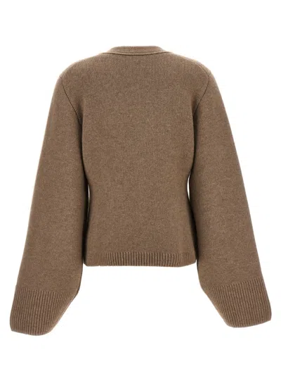 Khaite Scarlet' Cardigan In Brown