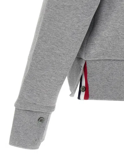 Thom Browne 4 Bar Cardigan Sweaters And Cardigans Gray In Gray