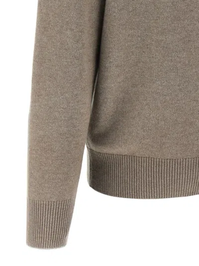 Brunello Cucinelli Cashmere Collared Design Cardigan In Green