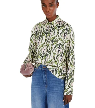 Max Mara Weekend Enfasi Green Shirt In Green