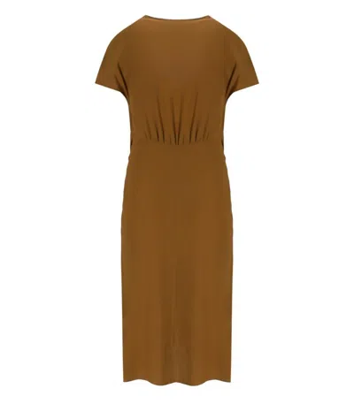 Federica Tosi Brown Dress With Knot