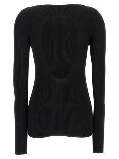 Rick Owens Al Top Sweaters And Cardigans Black In Black